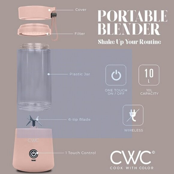NWT CWC Mini Portable Blender - Picture 3 of 6